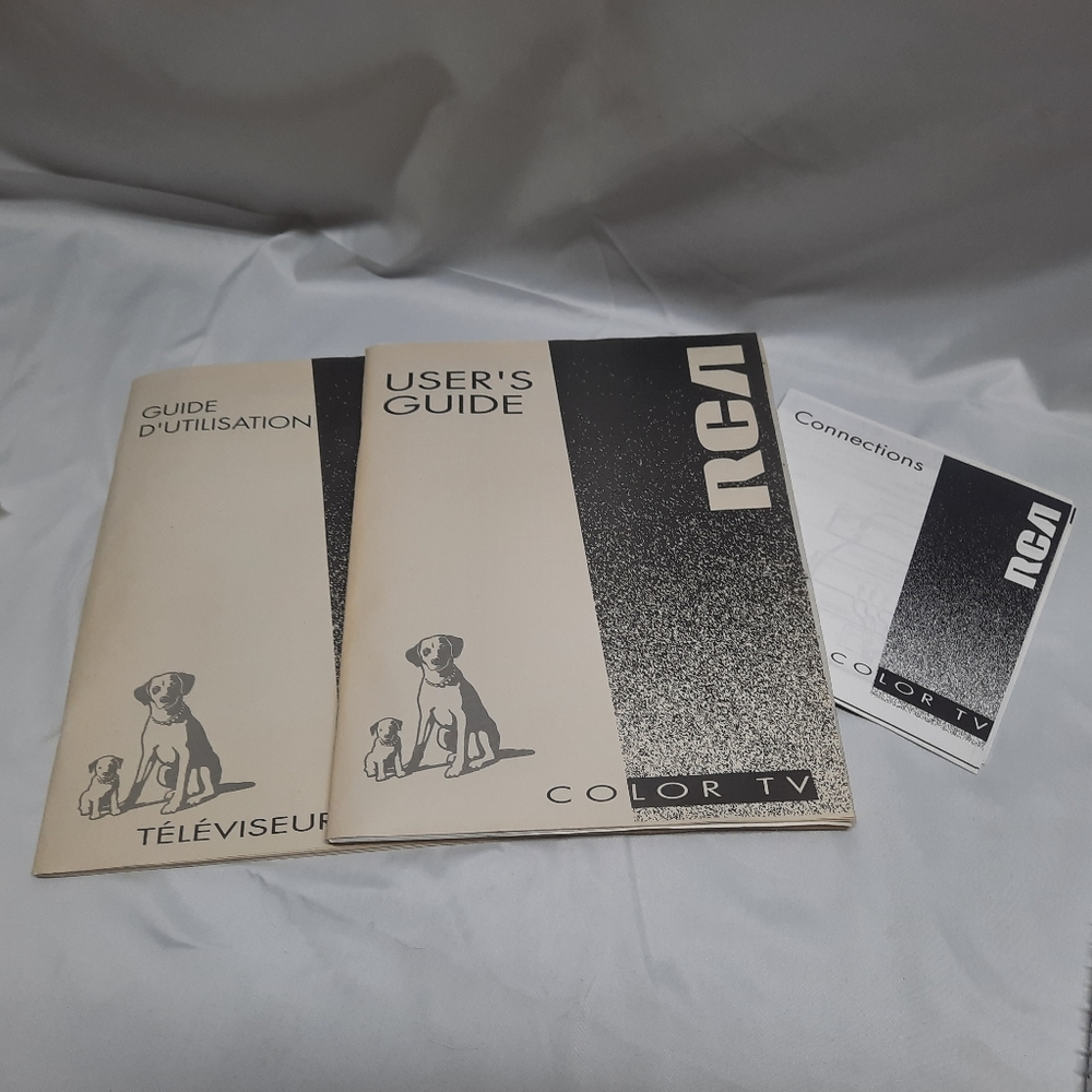 RCA Color TV User's Guide, and Connections Guide